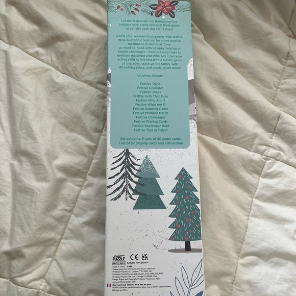 12 Days of Christmas Game Box Set Family Activity for all Ages Year Round - Picture 3 of 10